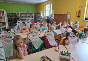 Udział dzieci w zajęciach bibliotecznych