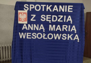 Spotkanie z sędzią Anną Marią Wesołowską