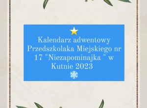 Kalendarz adwentowy 4 grudnia