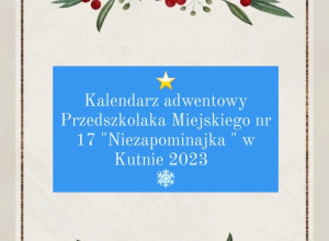 Kalendarz adwentowy 9 grudnia