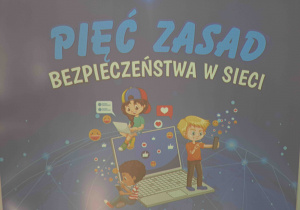 Dzieci poznają zasady bezpiecznego korzystania z Internetu dzięki prezentacji multimedialnej