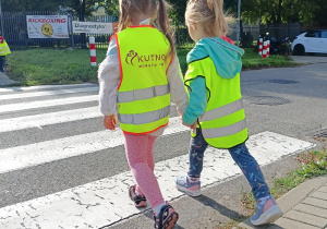 Dzieci poznają zasady przechodzenia przez jezdnię