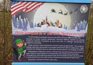 Edukacyjna wystawa dotycząca obchodzenia Świąt Bożego Narodzenia w innych krajach.