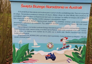 Edukacyjna wystawa dotycząca obchodzenia Świąt Bożego Narodzenia w innych krajach.