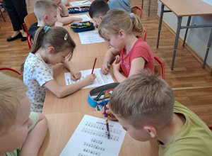 Na zajęciach w drugiej klasie