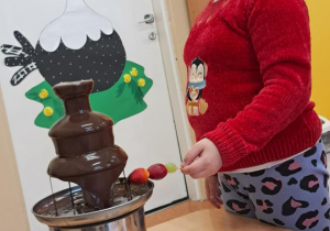 Dziecko podczas degustacji
