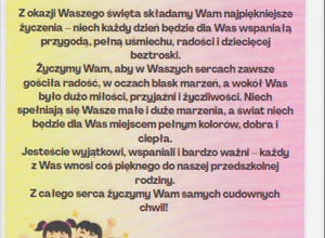 Życzenia z okazji Dnia Dziecka!