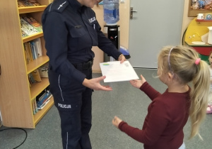 Spotkanie z policjantką