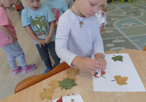 Dekorowanie okien liśćmi