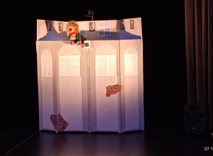 Na spektaklu pt. „Piotruś eklektyk”