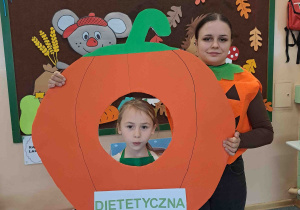 Pamiątkowe zdjęcie w dyni