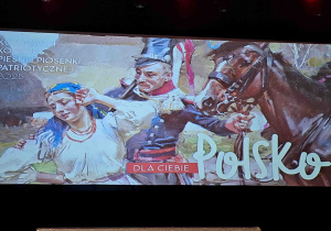 Konkurs "Dla Ciebie Polsko" dekoracja sceniczna