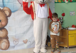 Pamiątkowe zdjecie z Misiem