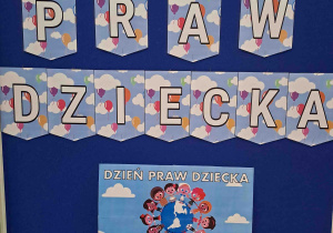 Dekoracja z okazji Dnia Praw Dziecka