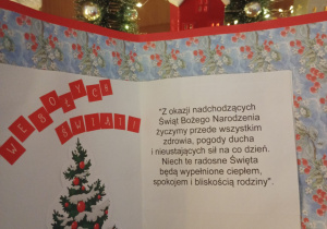 Życzenia świąteczne od "Niezabudek"