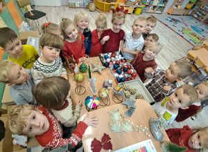 Świąteczna atmosfera w grupie „Pszczółki”