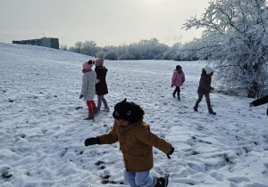 Zabawy na śniegu