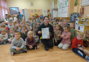 wizyta pani strażak