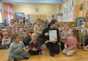 wizyta pani strażak