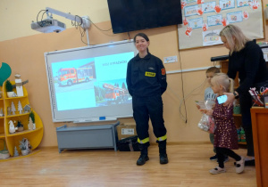 wizyta pani strażak