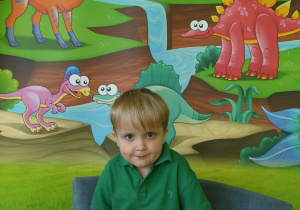 Zdjęcie z dinozaurami