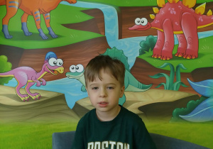 Zdjęcie z dinozaurami