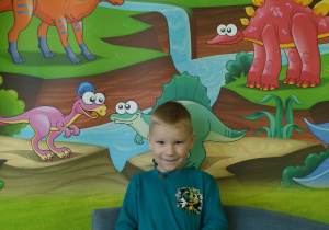 Zdjęcie z dinozaurami