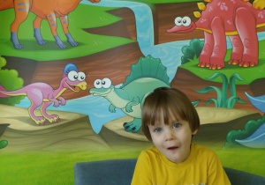 Zdjęcie z dinozaurami