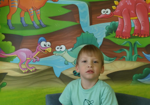 Zdjęcie z dinozaurami