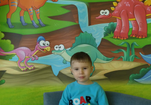 Zdjęcie z dinozaurami