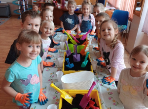 Zielony ogródek w naszej sali