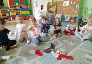 Szukanie do pary - skarpetek