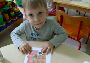 Praca platyczna - tworzymy gofry