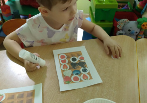 Praca platyczna - tworzymy gofry