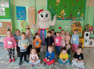 Odwiedziny Zajączka Wielkanocnego