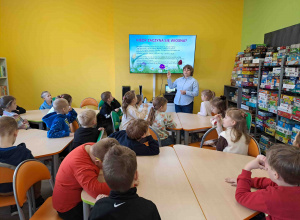 Zwiastuny wiosny - zajęcia biblioteczne